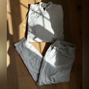 Grey matching sweat set